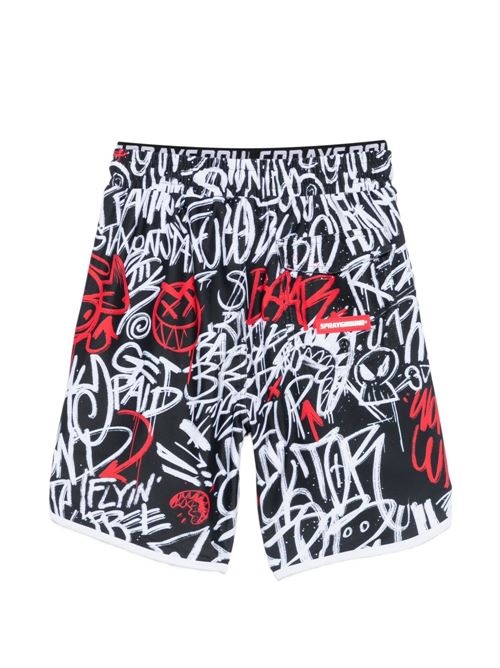 Boxer mare bambino Sprayground diablo doodle nero Sprayground kids | SPY1473X